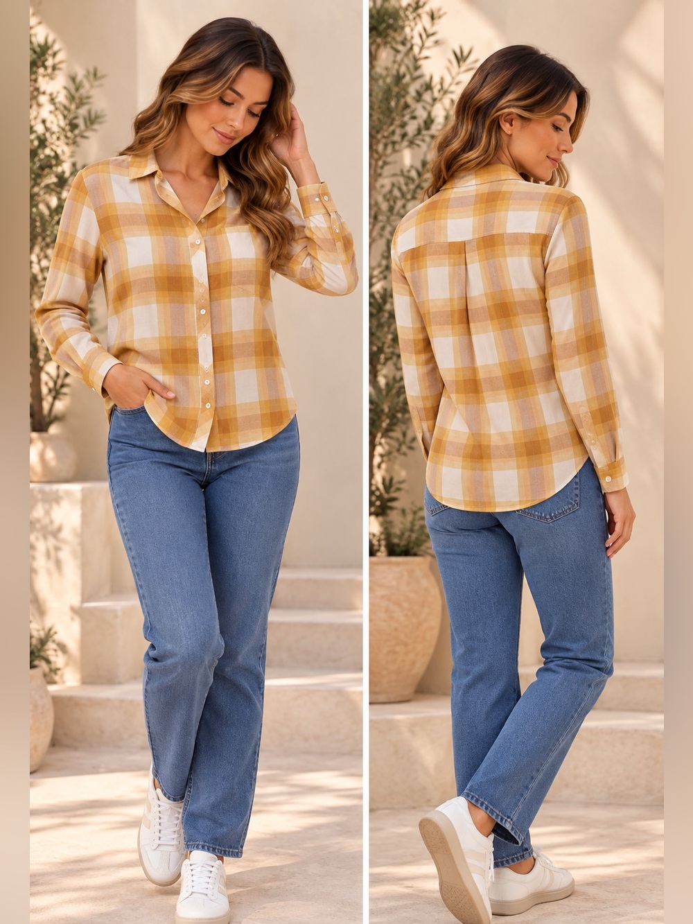 Weatherproof Vintage Plaid Flannel Shirt – Size S – NWT